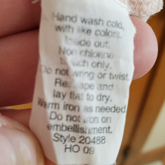 J. Crew Pink Beaded T-Shirt Size M - Picture 4 of 5